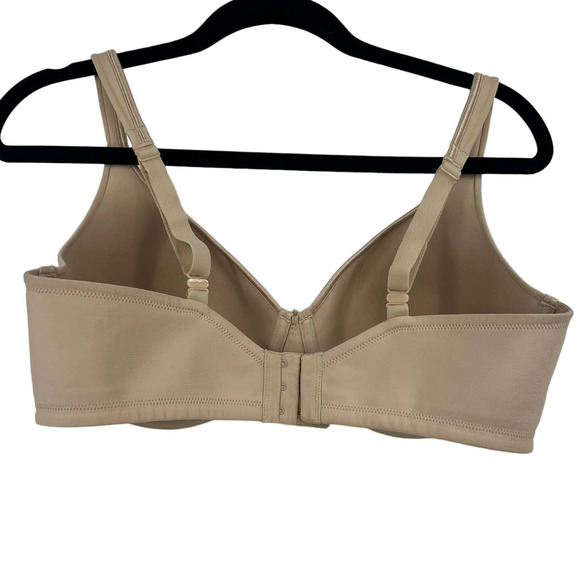 Vanity Fair Light Beige Wired Tshirt Bra Lined Light Padding Women's 38DD - Picture 2 of 7
